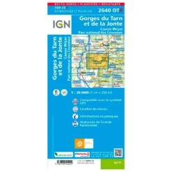 Carte IGN 2640OTR Gorges Du Tarn Et La Jonte, Causse Méjan, Parc National Des Cévennes - Résistante -Magasin De Matériel De Camping En Plein Air 0adb0207c44175afa14a607051491a3daf10fdfb H230IGNBIV355952 0IGN0211049 2