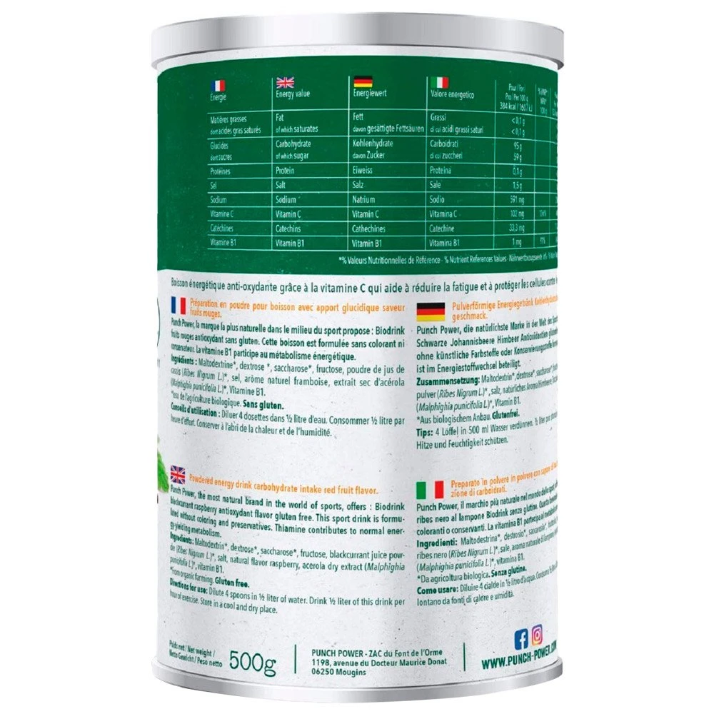 Boisson Punch Power Biodrink Antioxydant 500 G Fruits Rouges 4 Boisson Punch Power Biodrink Antioxydant 500 G Fruits Rouges – Image 2