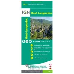 Carte IGN Haut-Languedoc