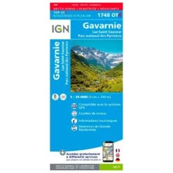 Carte IGN 1748OTR - Gavarnie Résistante