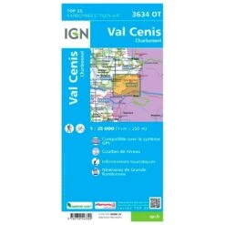 Carte IGN 3634OT Val Cenis, Charbonnel -Magasin De Matériel De Camping En Plein Air 13144a66f0b07f7da84f427cd19e8ea2dc8ec09b H230IGNBIV355965 0IGN0211111 2