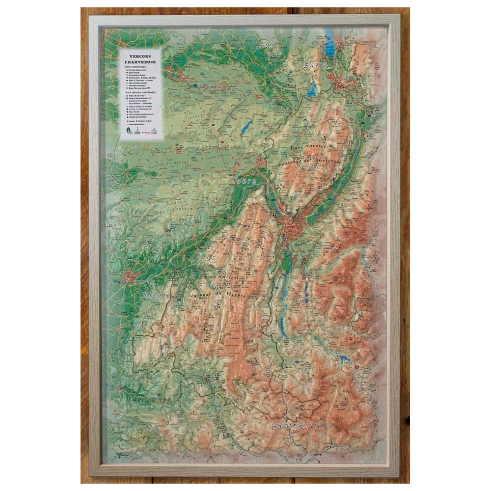 Carte 3D 3DMAP Vercors-Chartreuse 4 Carte 3D 3DMAP Vercors-Chartreuse – Image 2
