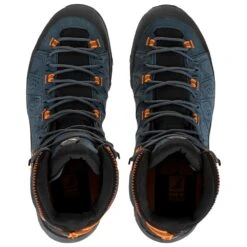 Chaussures De Randonnée Salewa Alp Trainer 2 Mid GTX Denim Fluo Orange -Magasin De Matériel De Camping En Plein Air 25e40134f8a8f3ac4fd35945c9a876495dc57b79 E22SALECHA2359545 7