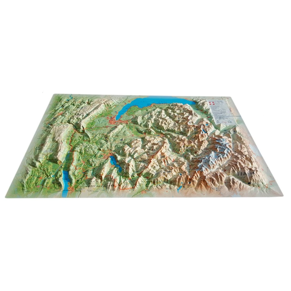 Carte 3D 3DMAP La Haute-Savoie 3 Carte 3D 3DMAP La Haute-Savoie