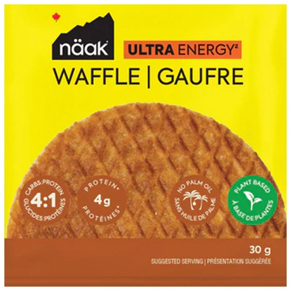 Barre Energétique Naak Ultra Energy Waffles Caramel 4 Barre Energétique Naak Ultra Energy Waffles Caramel – Image 2