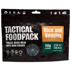 Repas Lyophilisé Tactical Foodpack Riz Et Légumes 100g