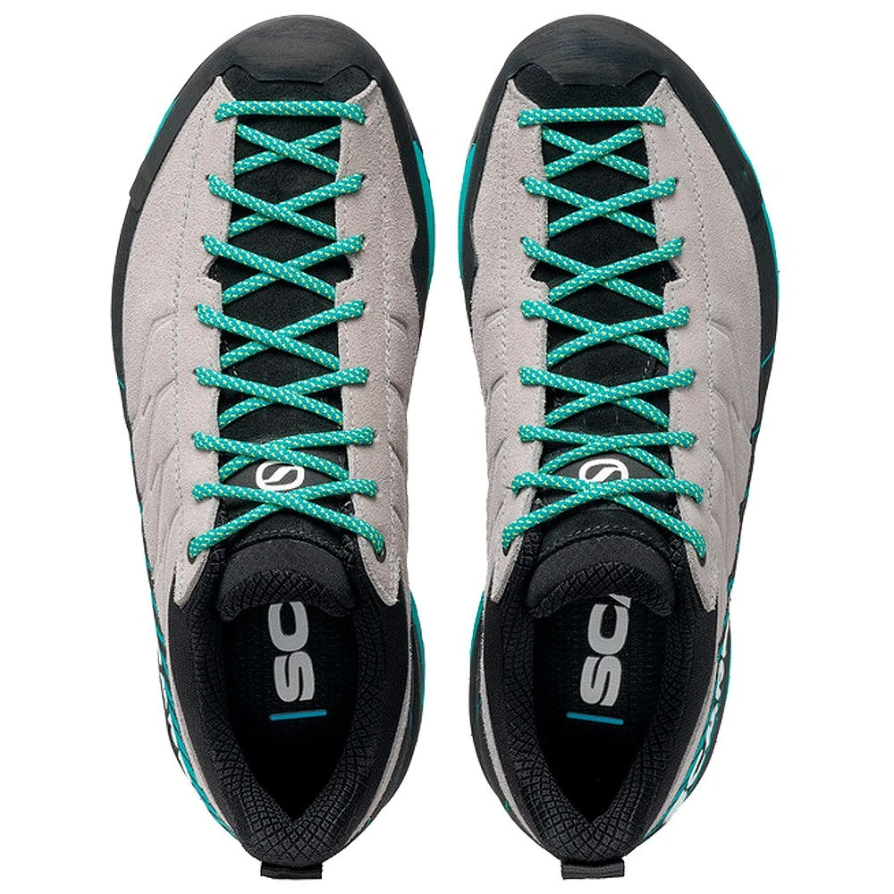 Chaussures D'approche Scarpa Mescalito Women's Gray Tropical Green 7 Chaussures D'approche Scarpa Mescalito Women's Gray Tropical Green – Image 5