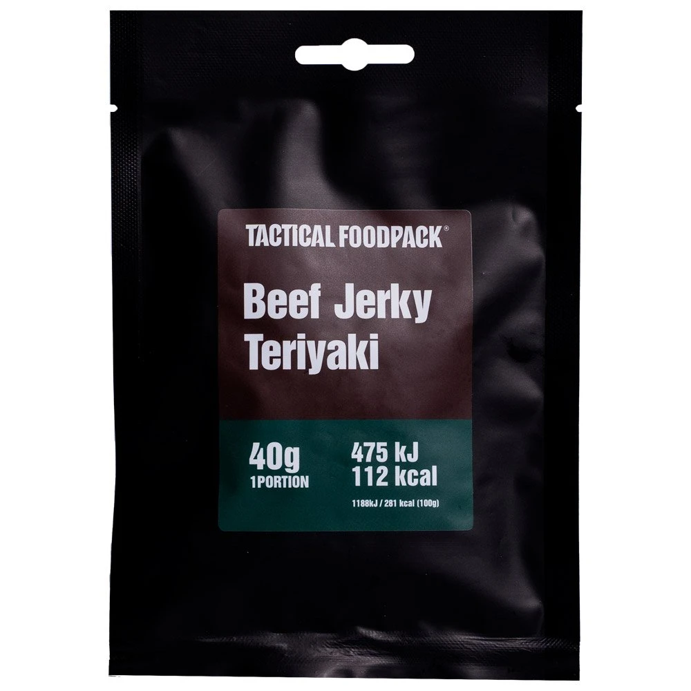Repas Lyophilisé Tactical Foodpack Beef Jerky Teriyaki 3 Repas Lyophilisé Tactical Foodpack Beef Jerky Teriyaki
