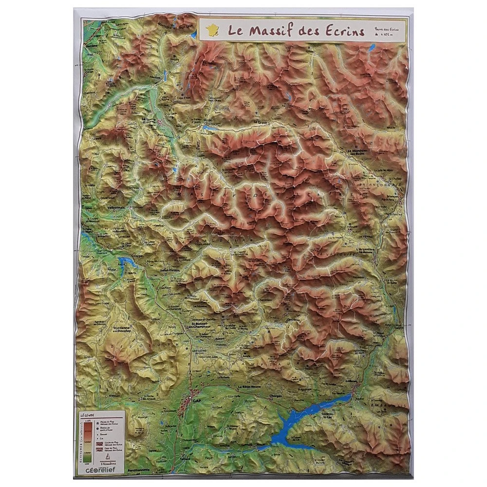 Carte 3D Geo Relief Le Massif Des Ecrins 3 Carte 3D Geo Relief Le Massif Des Ecrins