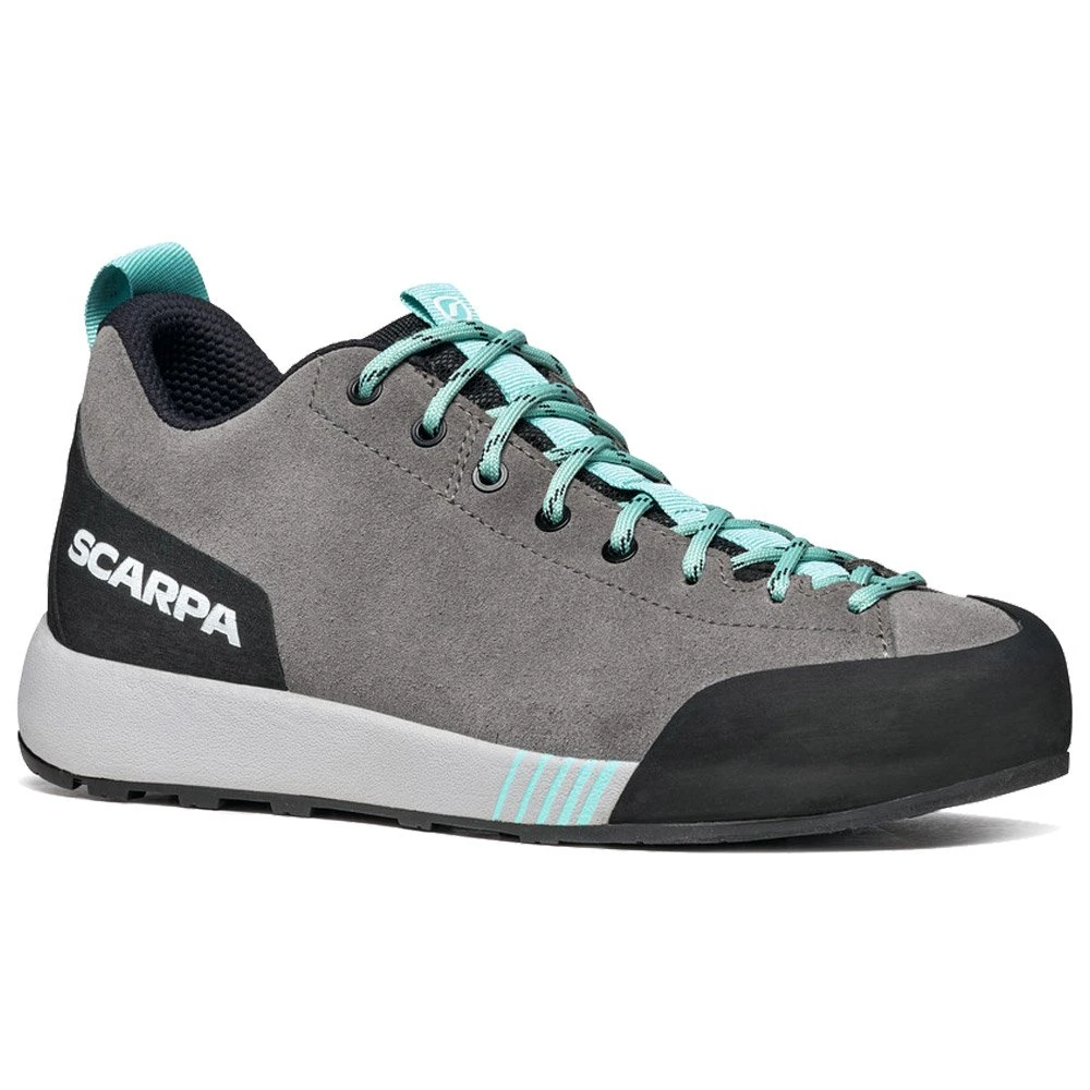 Chaussures D'approche Scarpa Gecko Wmn Midgray Aqua 3 Chaussures D'approche Scarpa Gecko Wmn Midgray Aqua