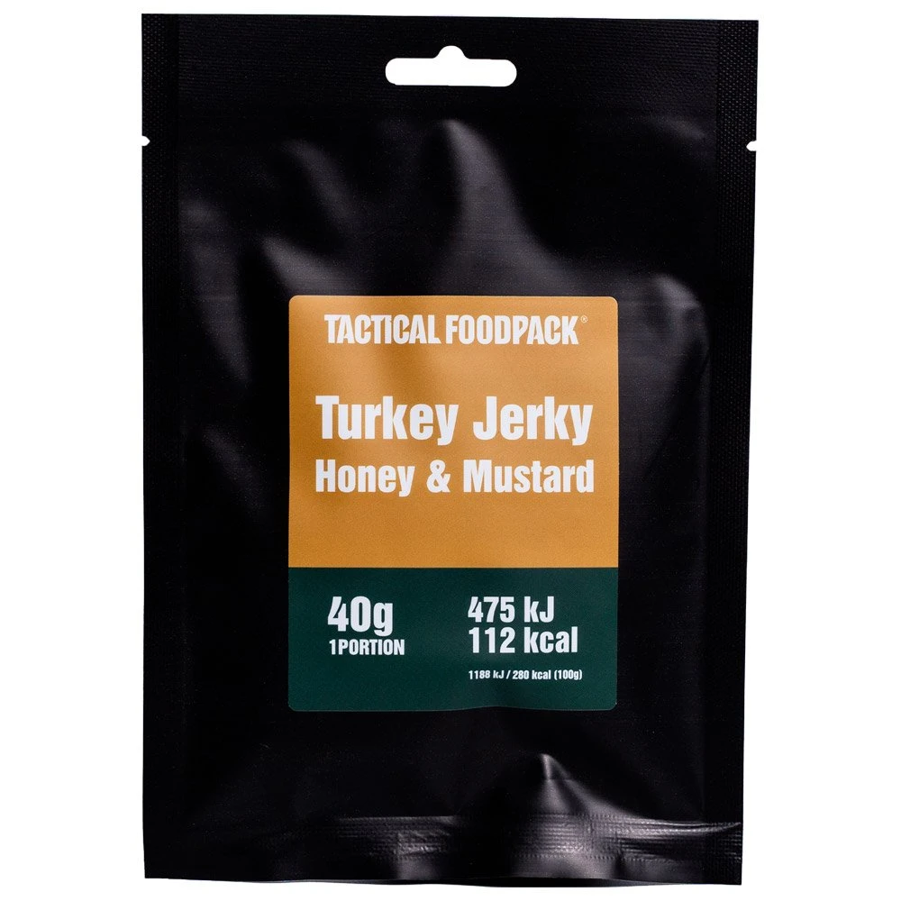 Repas Lyophilisé Tactical Foodpack Jerky De Dinde Au Miel Et à La Moutarde 40g 3 Repas Lyophilisé Tactical Foodpack Jerky De Dinde Au Miel Et à La Moutarde 40g