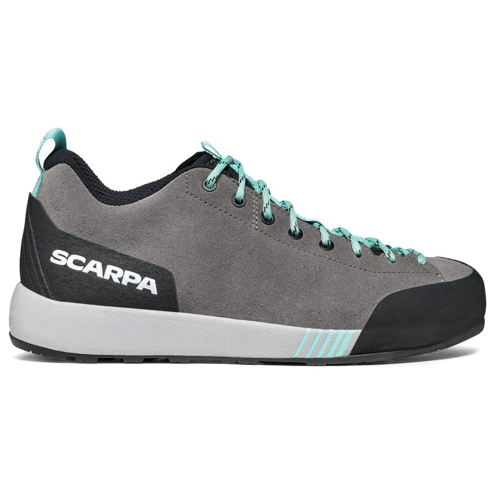 Chaussures D'approche Scarpa Gecko Wmn Midgray Aqua 4 Chaussures D'approche Scarpa Gecko Wmn Midgray Aqua – Image 2