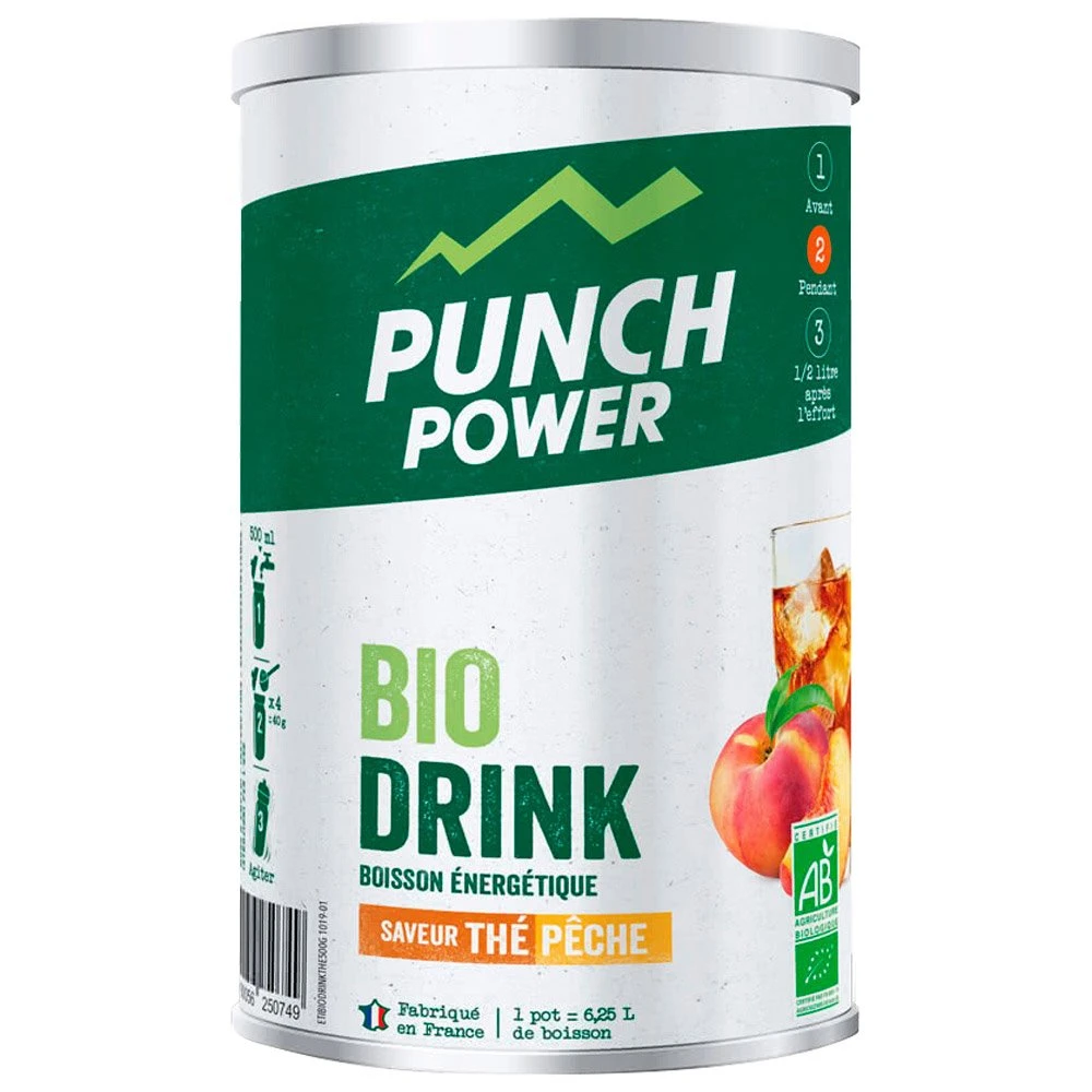 Boisson Punch Power Biodrink 500 G Thé Pêche 3 Boisson Punch Power Biodrink 500 G Thé Pêche