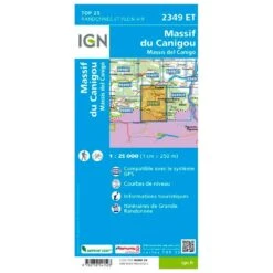Carte IGN 2349ET Massif Du Canigou -Magasin De Matériel De Camping En Plein Air 9d35cb0b750172bd35158c44151df654a8bb3629 H230IGNBIV349067 0IGN0210861 2