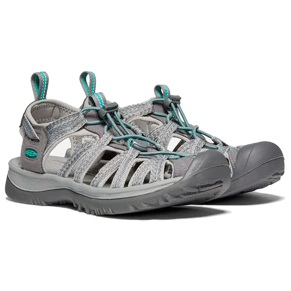 Sandales De Randonnée Keen Whisper Grey Peacock Green 4 Sandales De Randonnée Keen Whisper Grey Peacock Green – Image 2