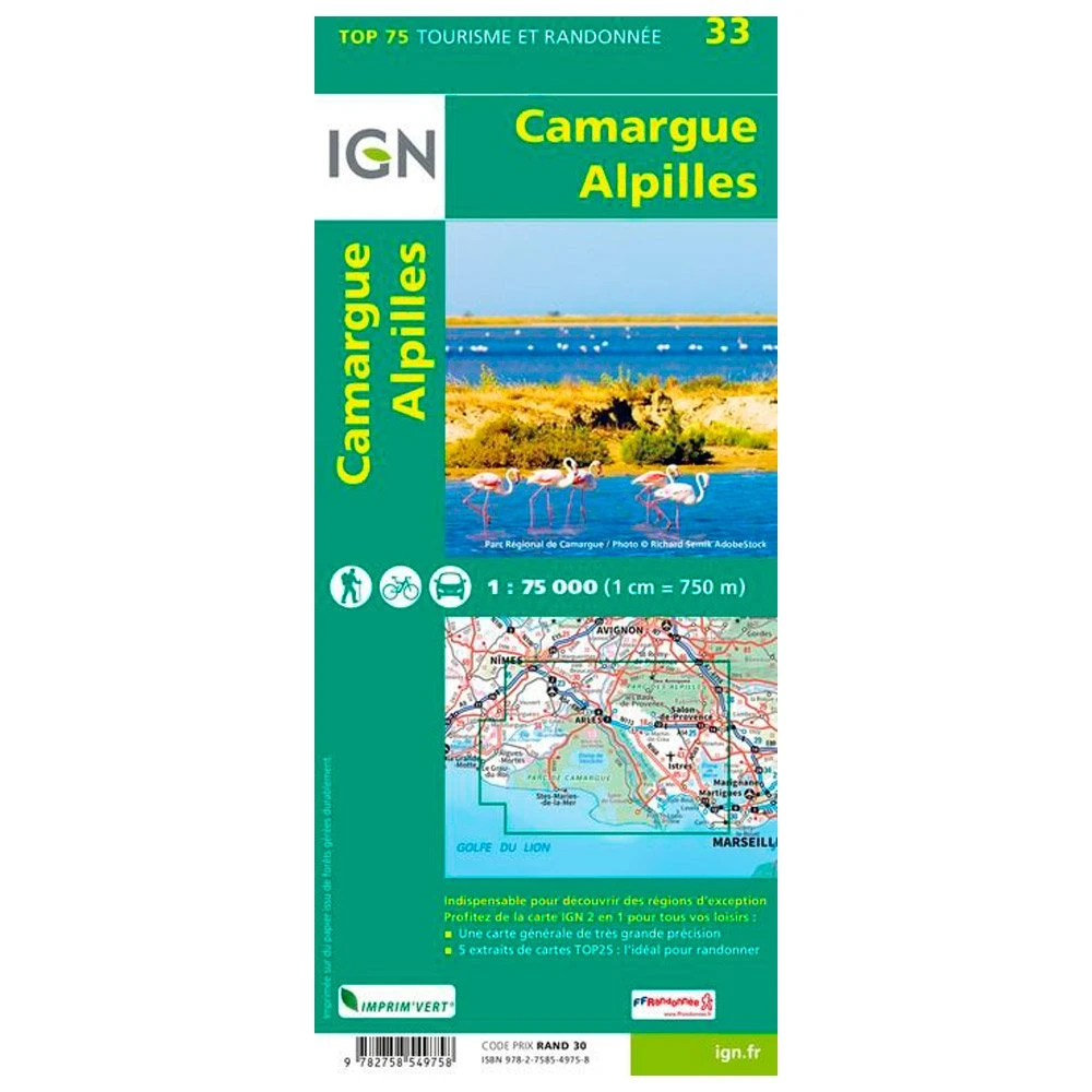 Carte IGN Camargue Alpilles 4 Carte IGN Camargue Alpilles – Image 2