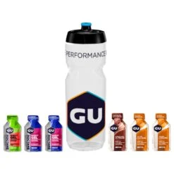 Boisson GU Energy Pack 6 Gels + Bidon