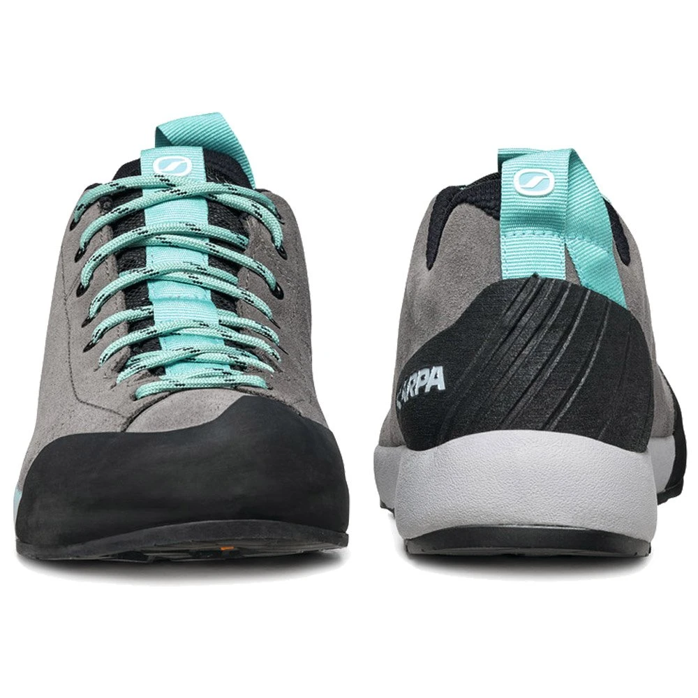 Chaussures D'approche Scarpa Gecko Wmn Midgray Aqua 6 Chaussures D'approche Scarpa Gecko Wmn Midgray Aqua – Image 4