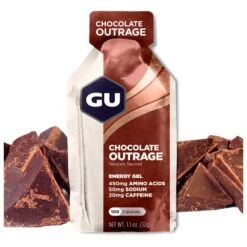 Gel Energétique GU Energy Gel Energy Chocolate Outrage (Chocolat Intense) -Magasin De Matériel De Camping En Plein Air e858cc2418f36a53dcbc52225c8fa0172242ad56 E2200GUBIV249601 00GU0674101 10