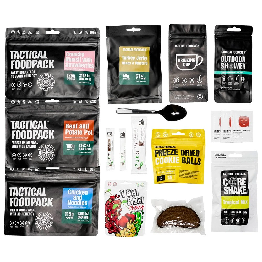 Repas Lyophilisé Tactical Foodpack Ration De 3 Repas India 4 Repas Lyophilisé Tactical Foodpack Ration De 3 Repas India – Image 2